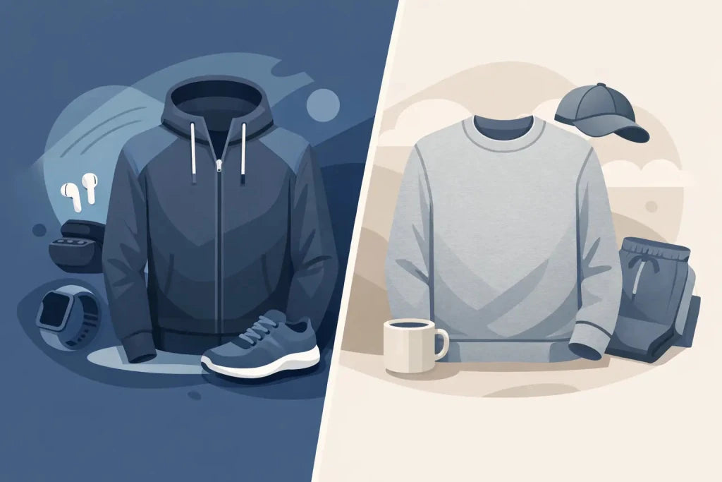 Athleisure Hoodie vs Sweatshirt - der Unterschied - Black Ursus | Urban Streetwear