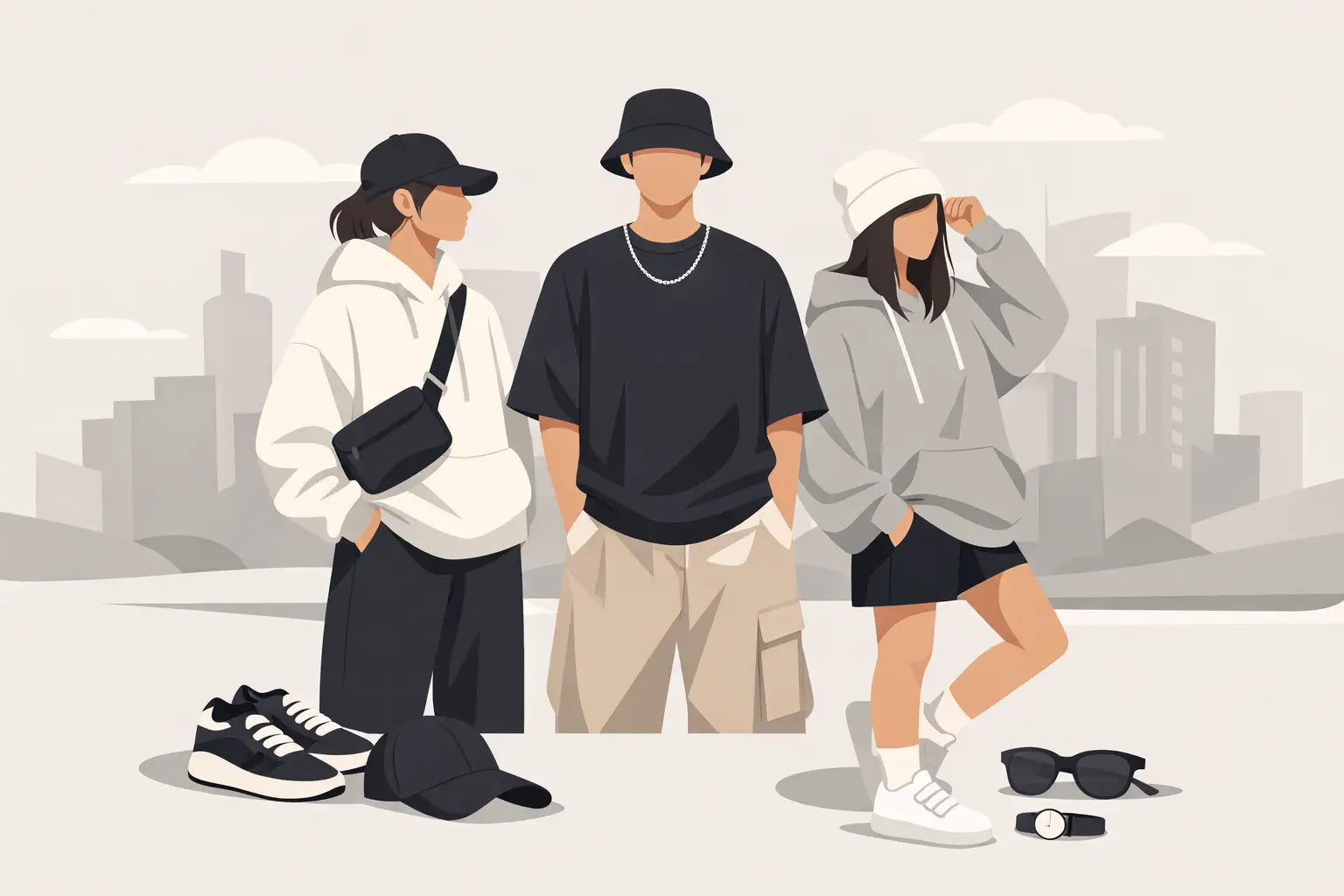 Die besten Unisex Basics für Streetstyle