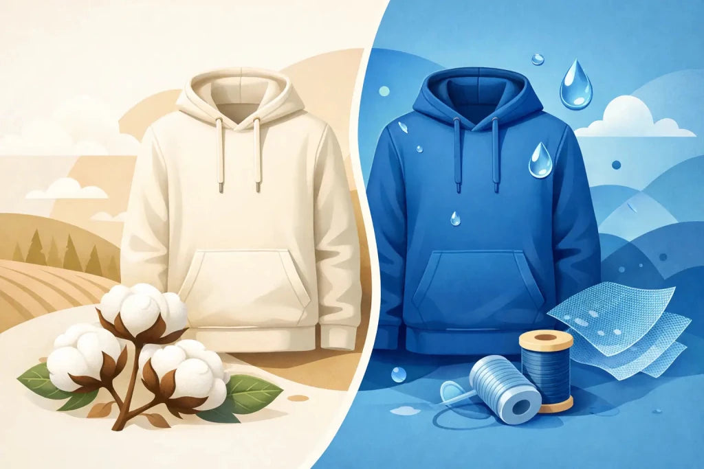 Baumwolle oder Polyester Hoodie? - Black Ursus ® | Streetwear ohne Größenlimit.
