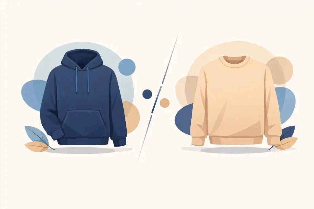 Hoodie vs Crewneck Sweatshirt: Was passt? - Black Ursus | Streetwear ohne Größenlimit.