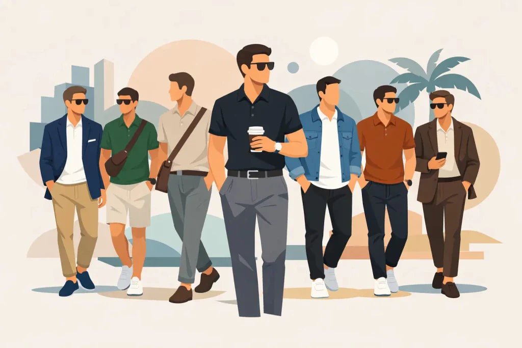 Polo Shirt modern kombinieren: 7 starke Looks - Black Ursus | Streetwear ohne Größenlimit.