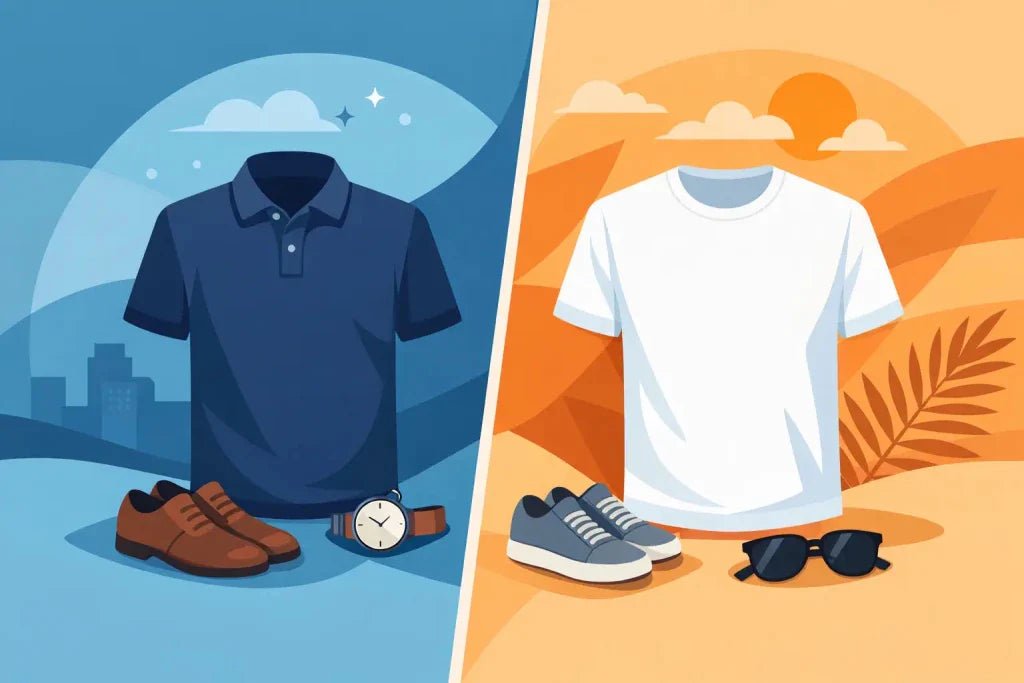Polo Shirt vs T-Shirt casual - was wirkt besser? - Black Ursus | Streetwear ohne Größenlimit.