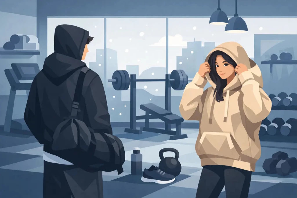 Streetwear Hoodies fürs kalte Fitnessstudio - Black Ursus | Urban Streetwear