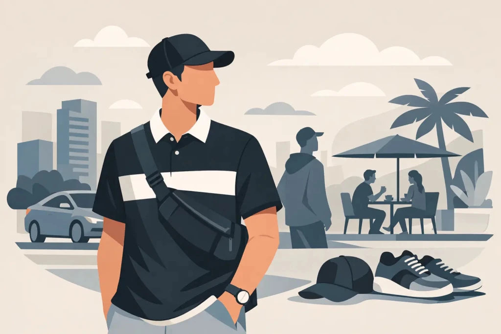 Streetwear Polo im Alltag kombinieren - Black Ursus | Urban Streetwear