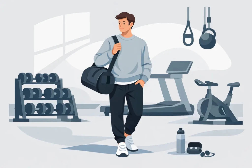 Sweatshirt im Gym-Alltag tragen - so wirkt’s - Black Ursus | Streetwear ohne Größenlimit.