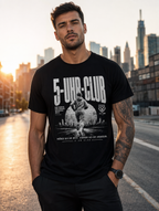 T-Shirt "5-Uhr-Club" – Running & Laufen S–5XL | Black Ursus