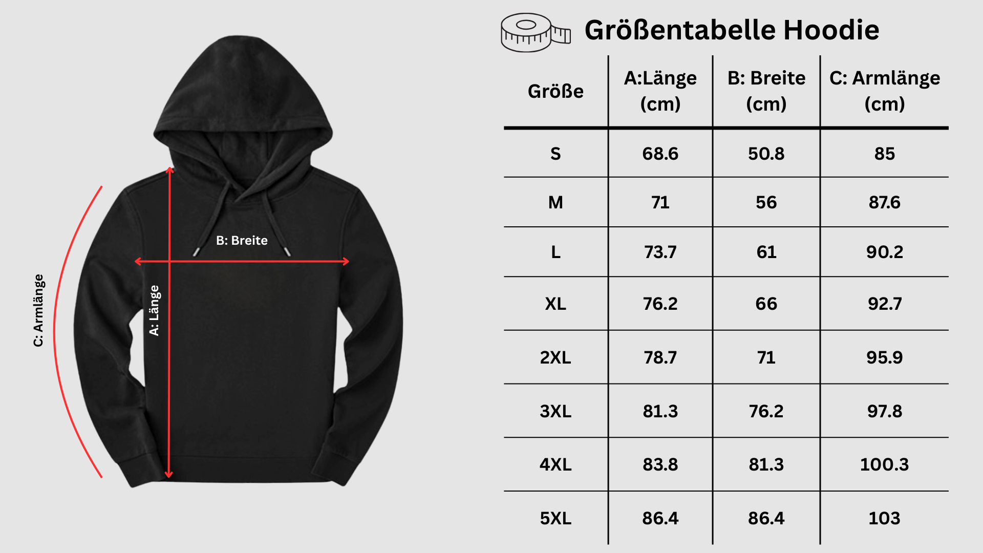 Groesse_Unisex_Hoodie