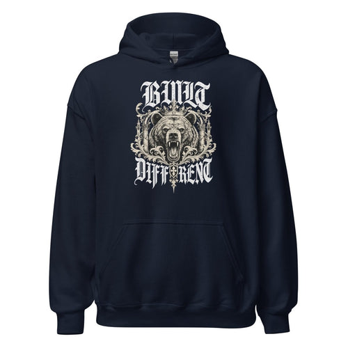 Gym Hoodie "BULID" - Streetwear - size_range | Black Ursus