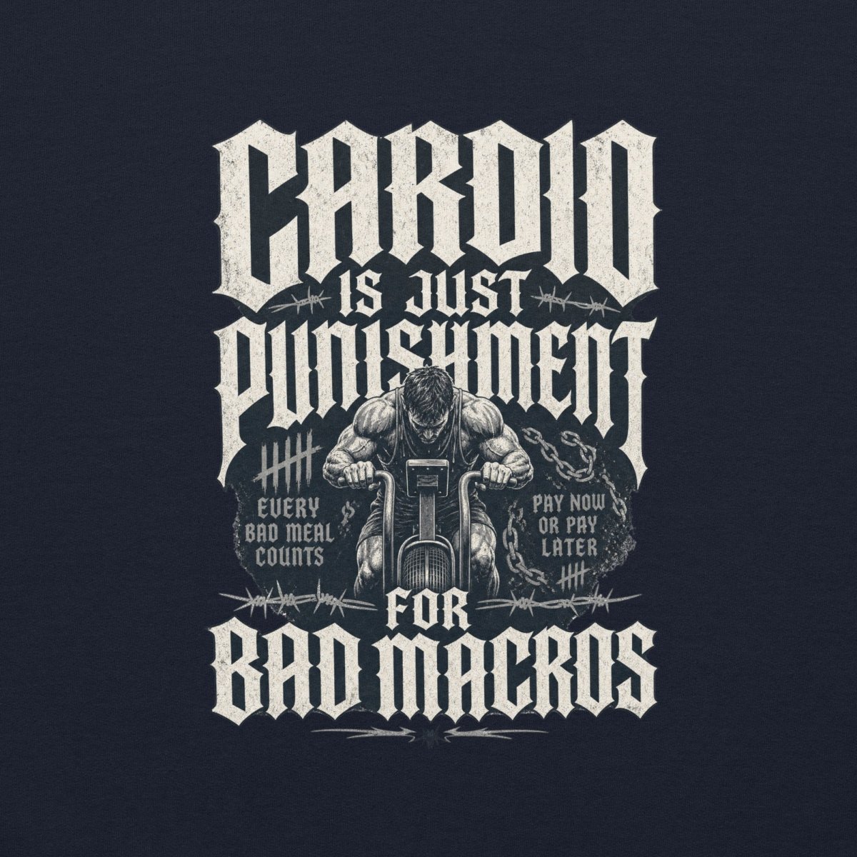 Gym Hoodie "CARDIO" – Unisex Streetwear, S–5XL | Black Ursus - Streetwear - size_range | Black Ursus