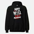 Gym Hoodie "HIT THE WALL" - Streetwear - size_range | Black Ursus