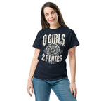 Gym T-Shirt "0 Girls- 2Plates" – Unisex, 180g, S–5XL | Black Ursus - Streetwear - size_range | Black Ursus