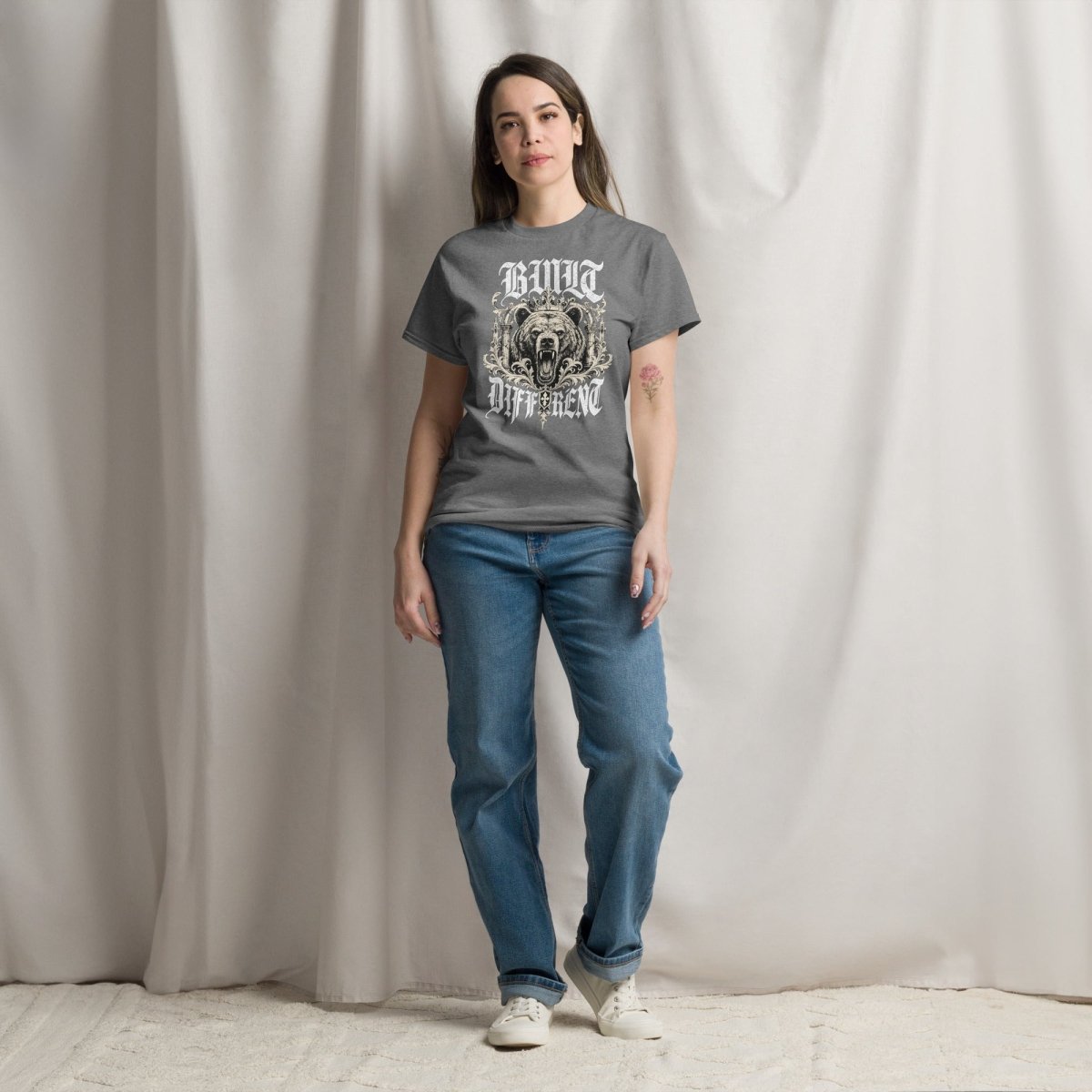 Gym T-Shirt "BULID" - Streetwear - size_range | Black Ursus