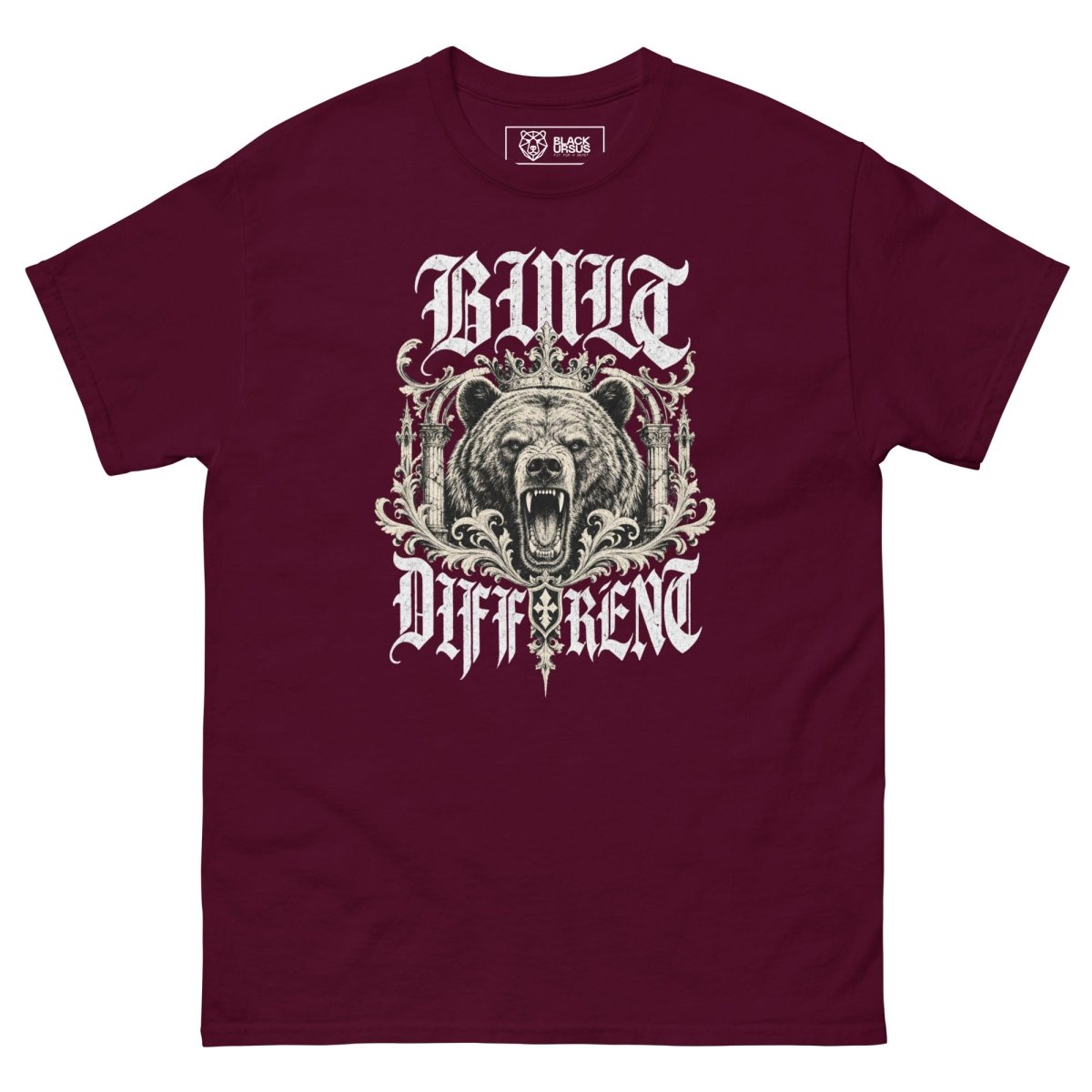 Gym T-Shirt "BULID" - Streetwear - size_range | Black Ursus
