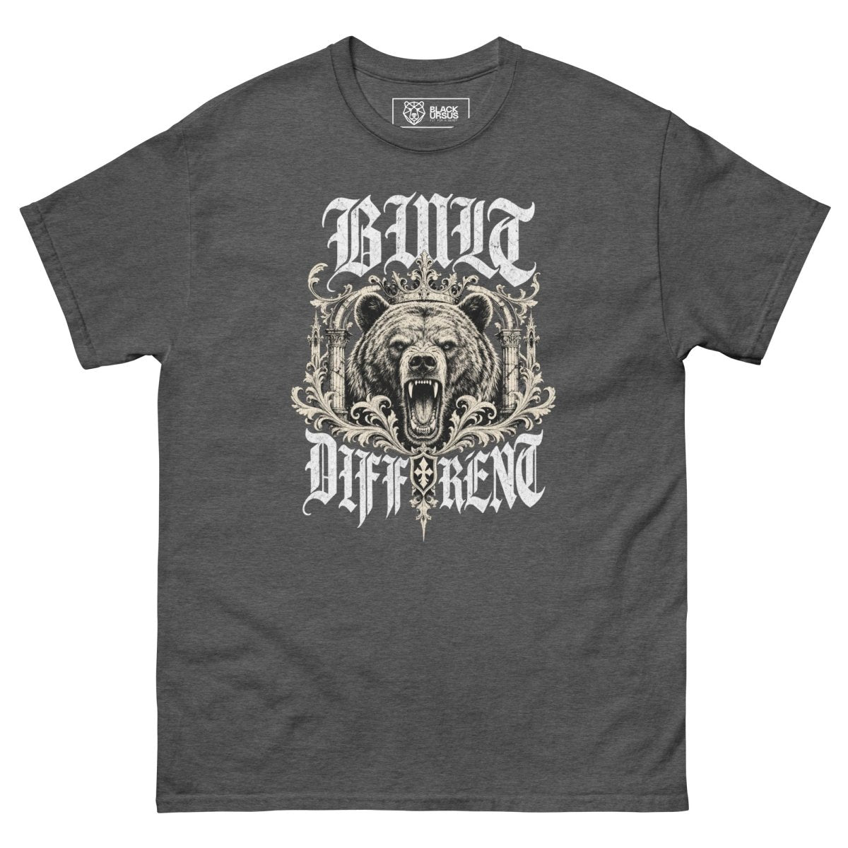Gym T-Shirt "BULID" - Streetwear - size_range | Black Ursus