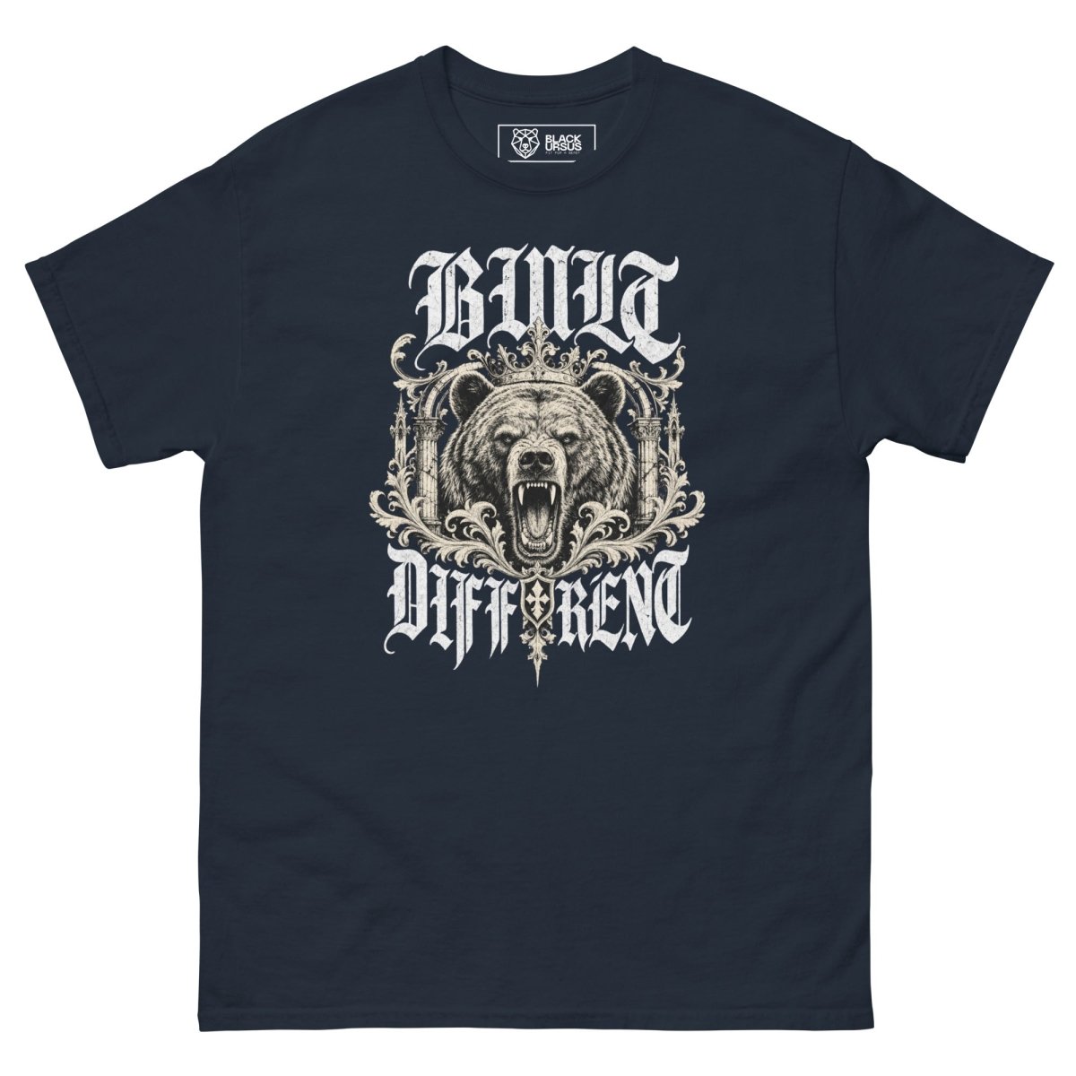 Gym T-Shirt "BULID" - Streetwear - size_range | Black Ursus