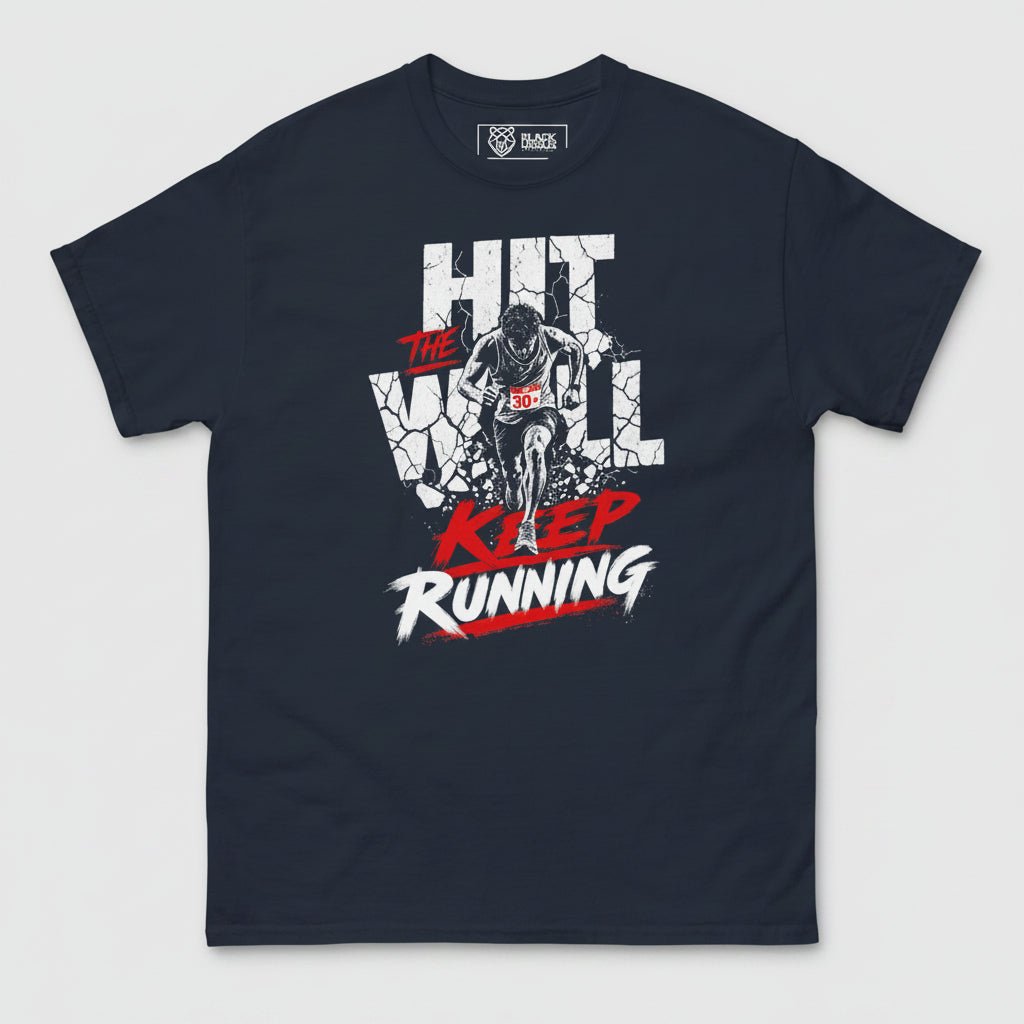Gym T-Shirt "HIT THE WALL" - Streetwear - size_range | Black Ursus