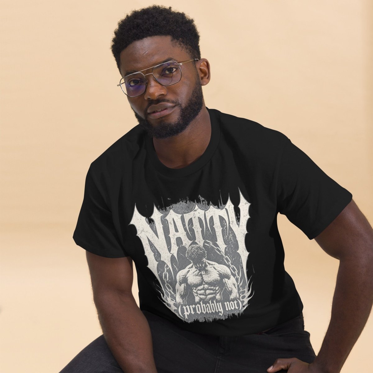 Gym T-Shirt "NATTY"– Unisex, 180g, S–5XL | Black Ursus - Streetwear - size_range | Black Ursus
