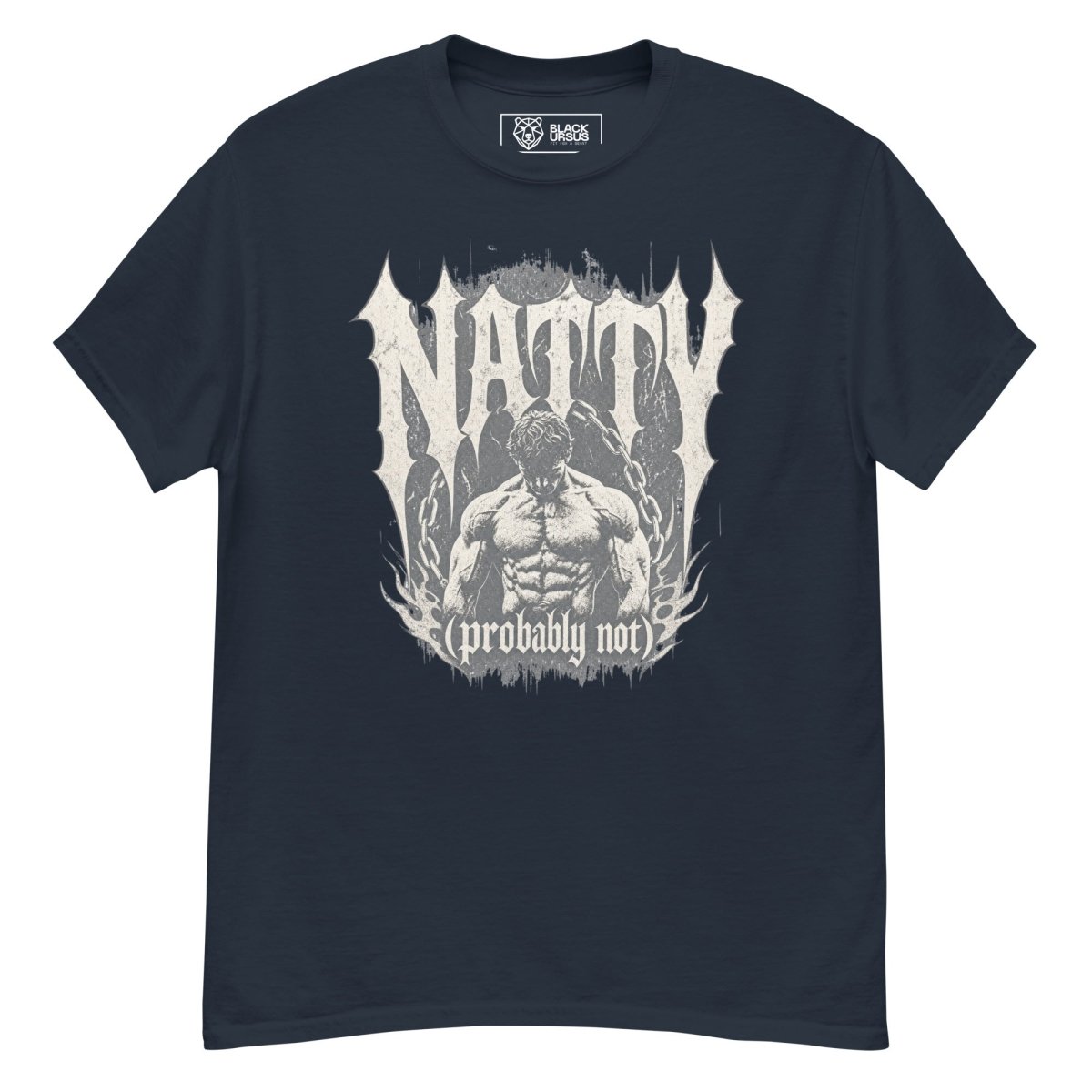 Gym T-Shirt "NATTY"– Unisex, 180g, S–5XL | Black Ursus - Streetwear - size_range | Black Ursus