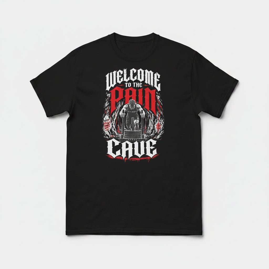 Gym T-Shirt "PAIN CAVE" - Streetwear - size_range | Black Ursus