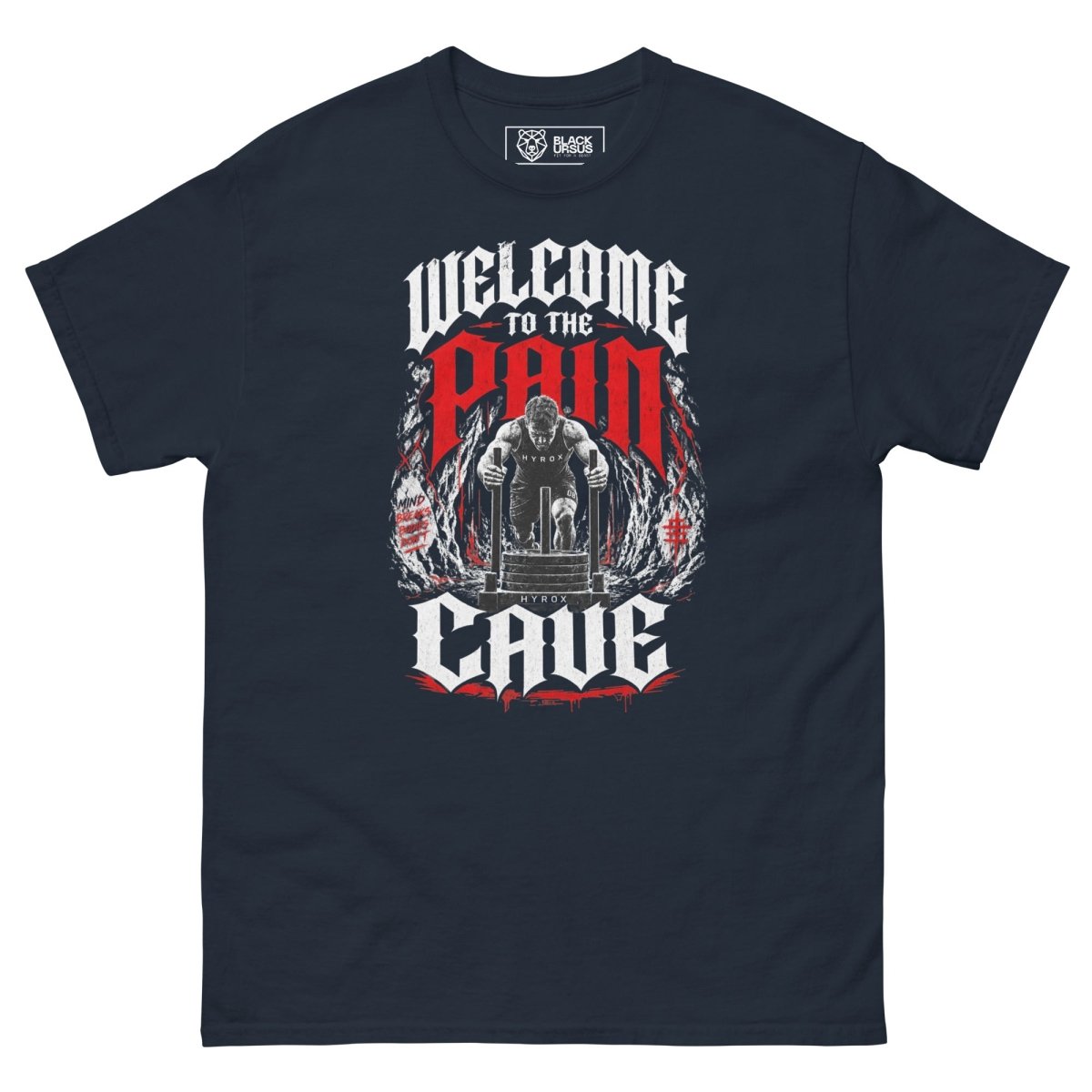 Gym T-Shirt "PAIN CAVE" - Streetwear - size_range | Black Ursus