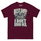 Gym T-Shirt "REST DAY" – Unisex, 180g, S–5XL | Black Ursus - Streetwear - size_range | Black Ursus