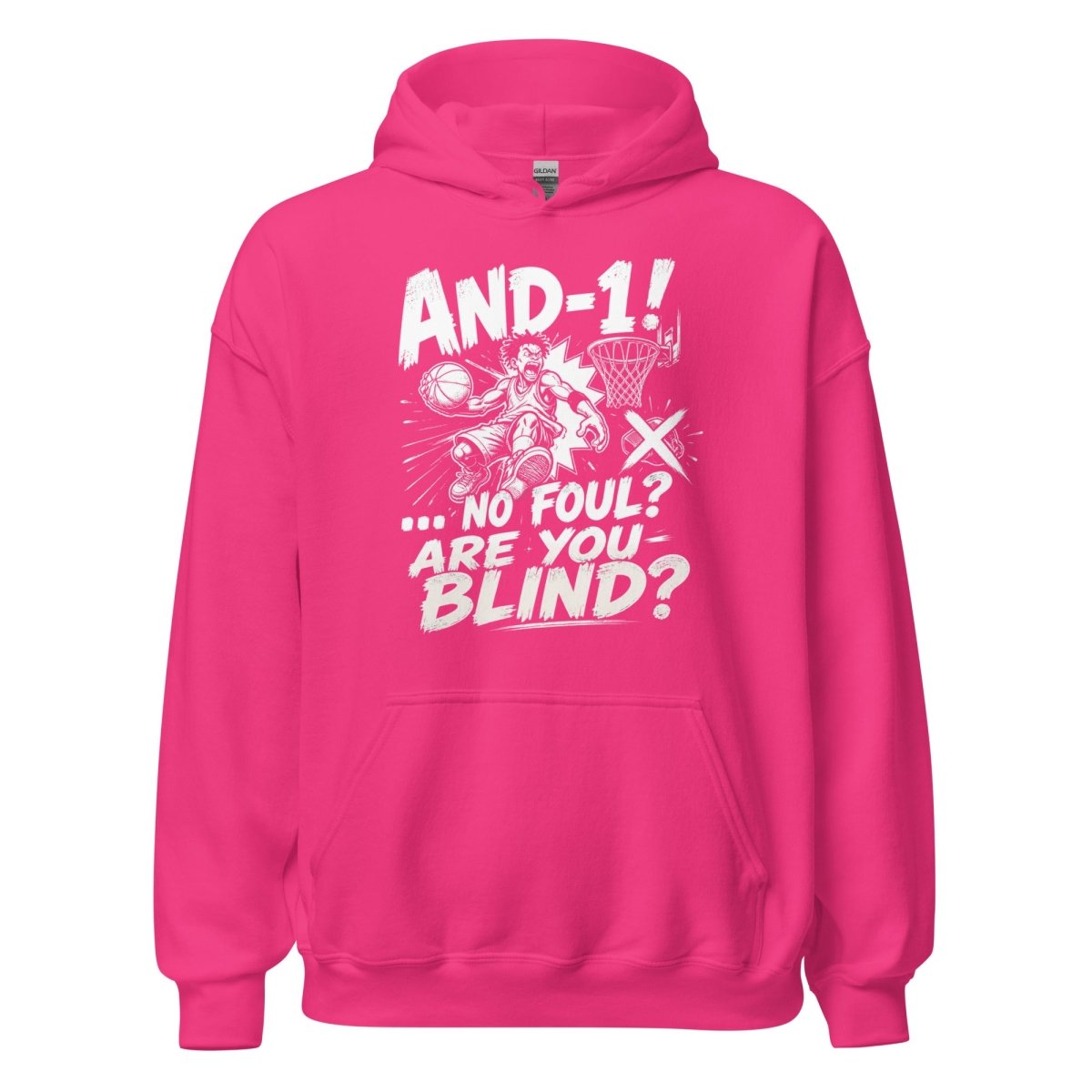 Hoodie "AND 1" – Basketball Streetwear S–5XL | Black Ursus - Streetwear - size_range | Black Ursus