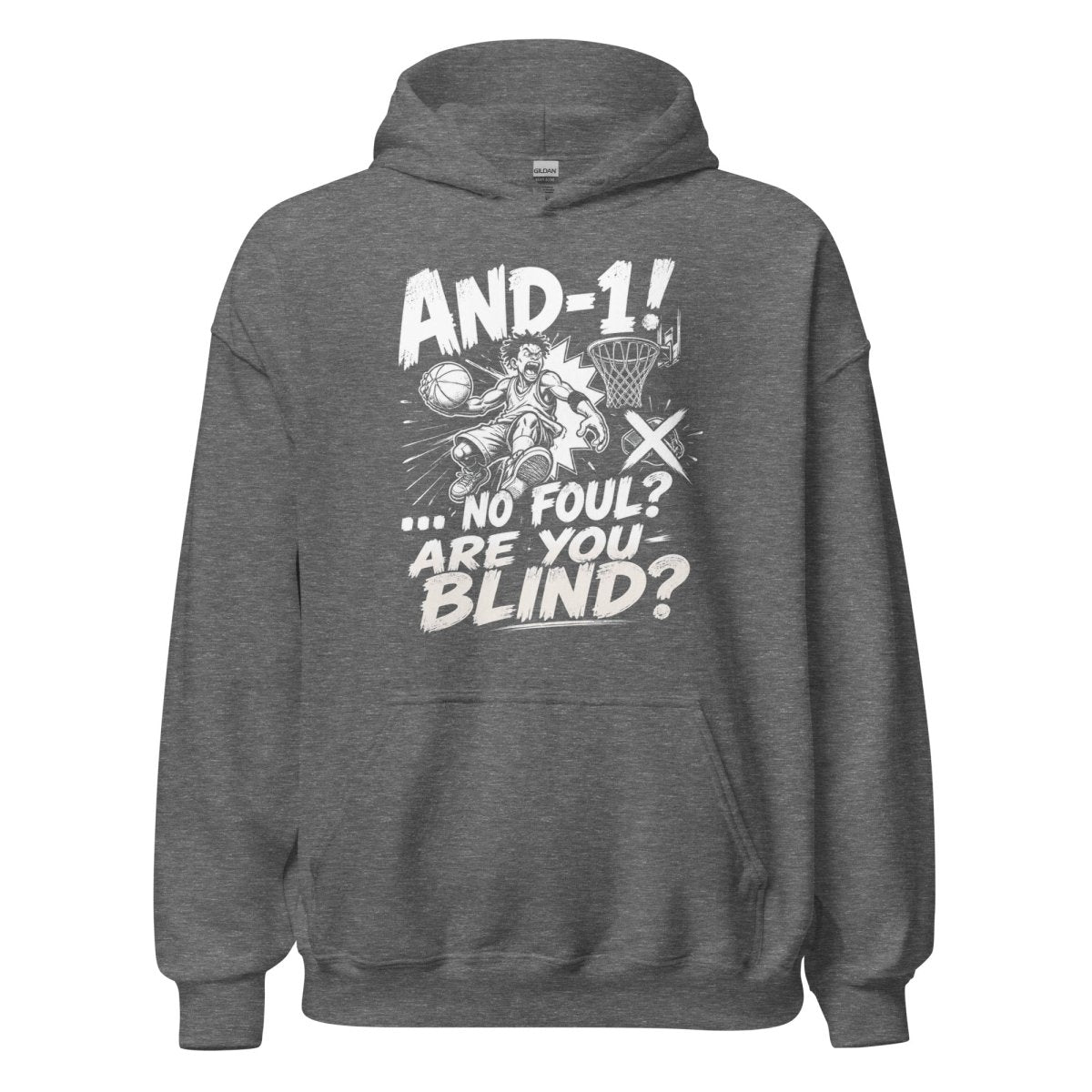 Hoodie "AND 1" – Basketball Streetwear S–5XL | Black Ursus - Streetwear - size_range | Black Ursus