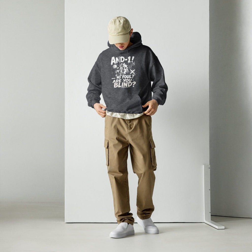 Hoodie "AND 1" – Basketball Streetwear S–5XL | Black Ursus - Streetwear - size_range | Black Ursus