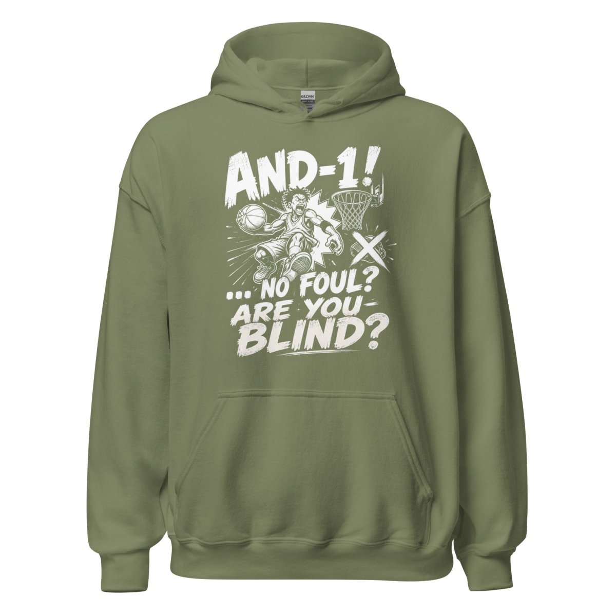 Hoodie "AND 1" – Basketball Streetwear S–5XL | Black Ursus - Streetwear - size_range | Black Ursus