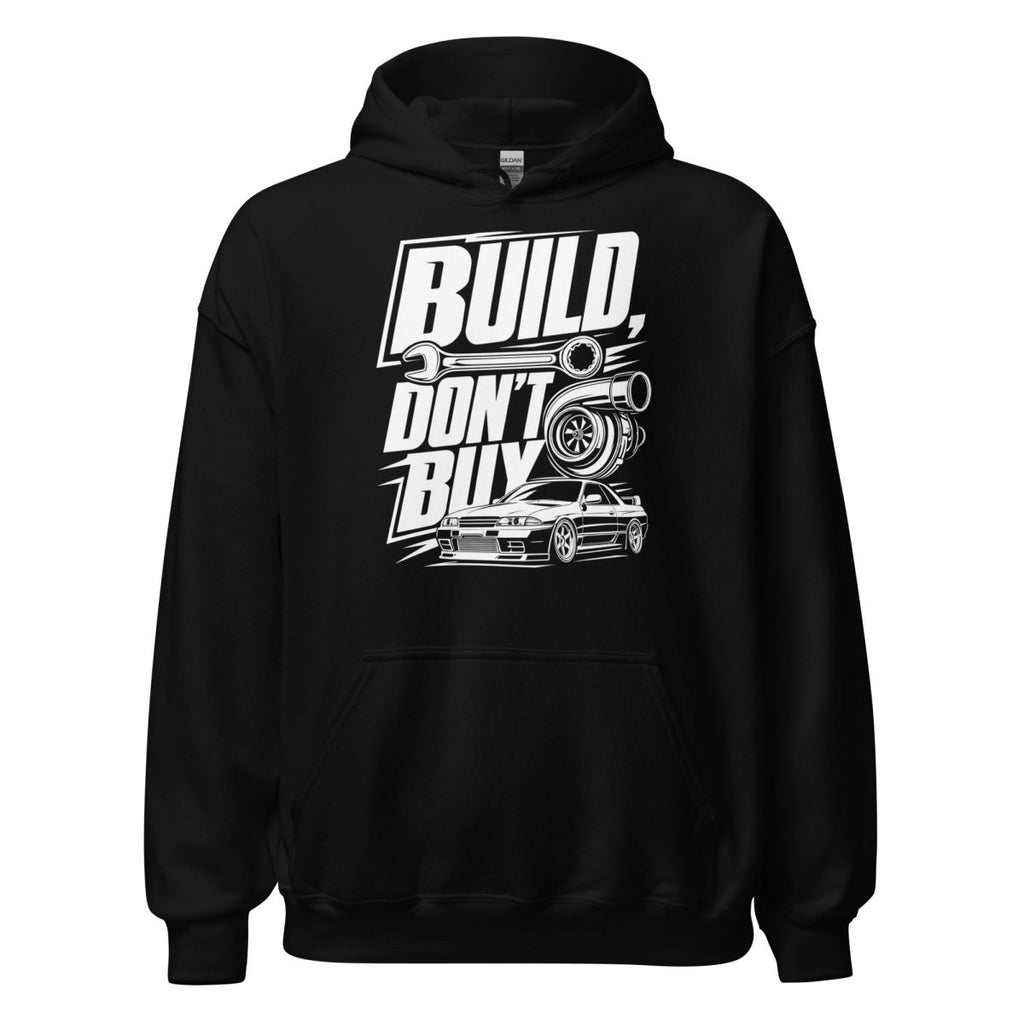 Hoodie "Build Dont Buy" – Gym & Bodybuilding S–5XL | Black Ursus - Streetwear - size_range | Black Ursus