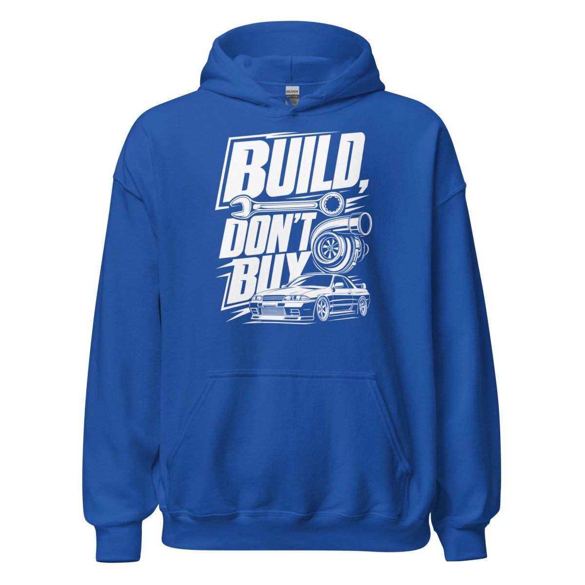 Hoodie "Build Dont Buy" – Gym & Bodybuilding S–5XL | Black Ursus - Streetwear - size_range | Black Ursus