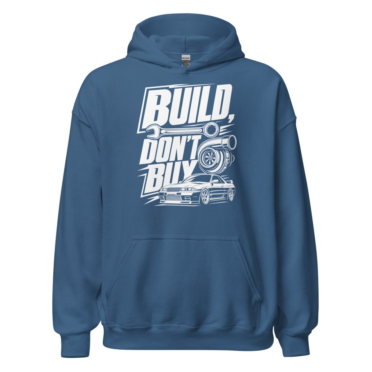 Hoodie "Build Dont Buy" – Gym & Bodybuilding S–5XL | Black Ursus - Streetwear - size_range | Black Ursus