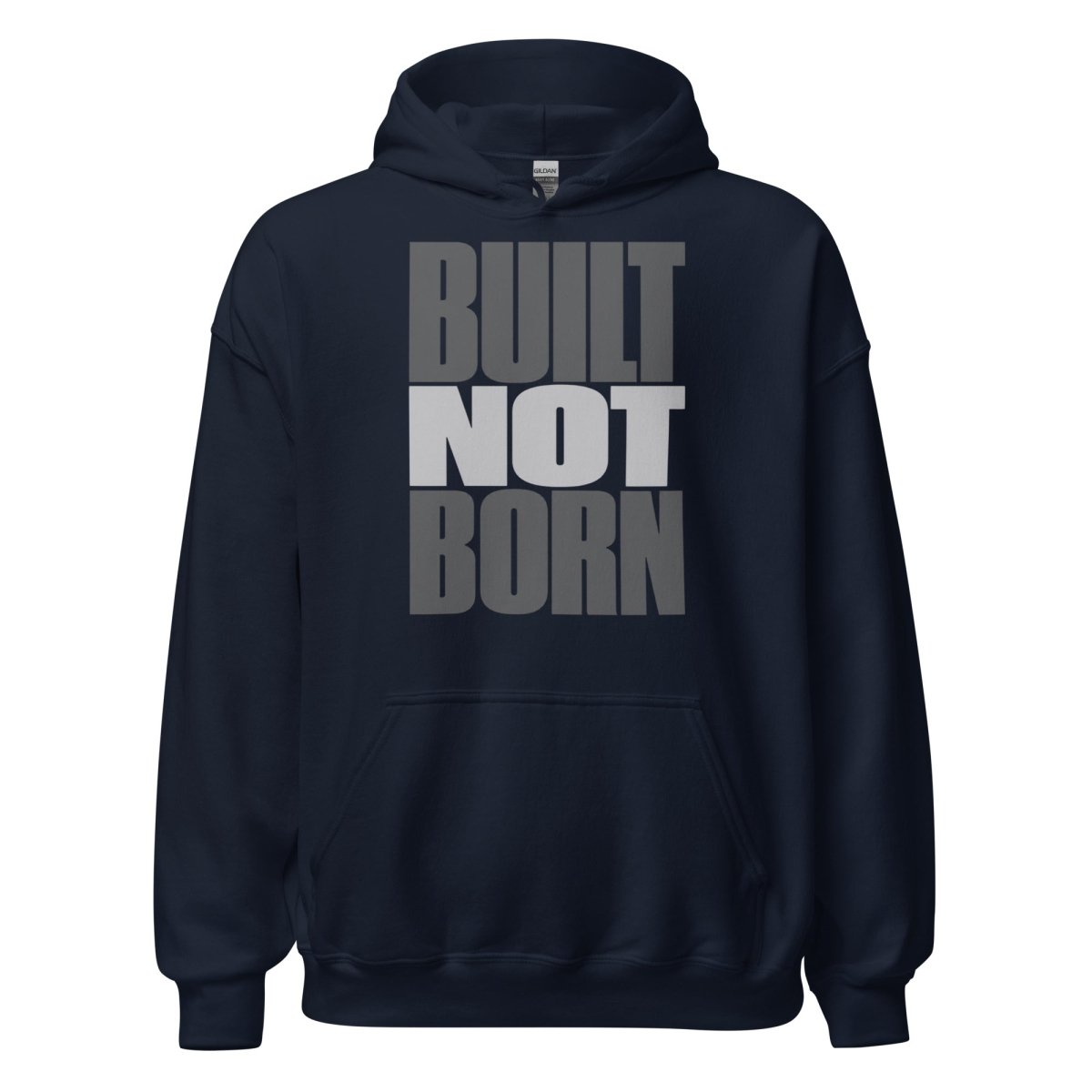 Hoodie "Built Not Born" – Gym & Bodybuilding S–5XL | Black Ursus - Streetwear - size_range | Black Ursus