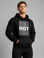 Hoodie "Built Not Born" – Gym & Bodybuilding S–5XL | Black Ursus - Streetwear - size_range | Black Ursus