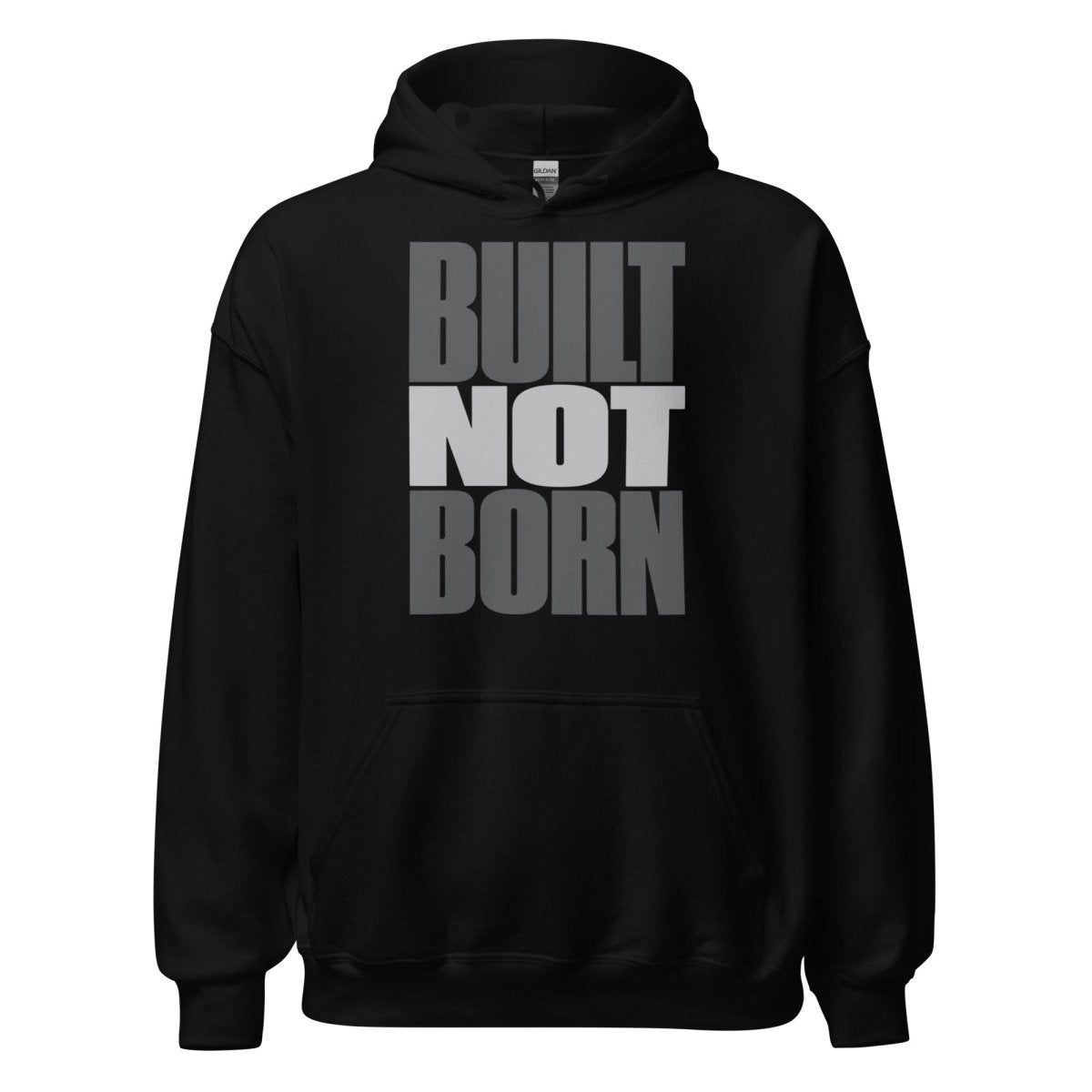 Hoodie "Built Not Born" – Gym & Bodybuilding S–5XL | Black Ursus - Streetwear - size_range | Black Ursus