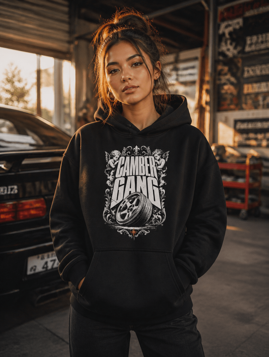 Hoodie "Camber Gang" – JDM & Japan Streetwear S–5XL | Black Ursus - Streetwear - size_range | Black Ursus
