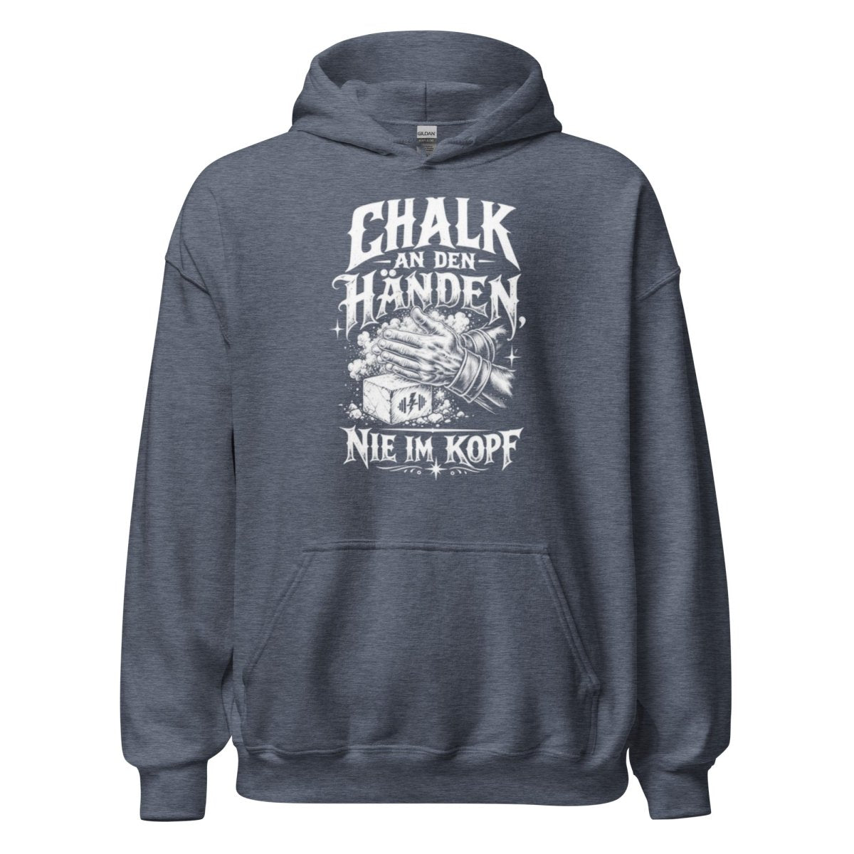 Hoodie "Chalk An Den Händen, Nie Im Kopf" – Gym & Bodybuilding S–5XL | Black Ursus - Streetwear - size_range | Black Ursus