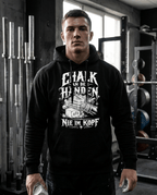 Hoodie "Chalk An Den Händen, Nie Im Kopf" – Gym & Bodybuilding S–5XL | Black Ursus - Streetwear - size_range | Black Ursus