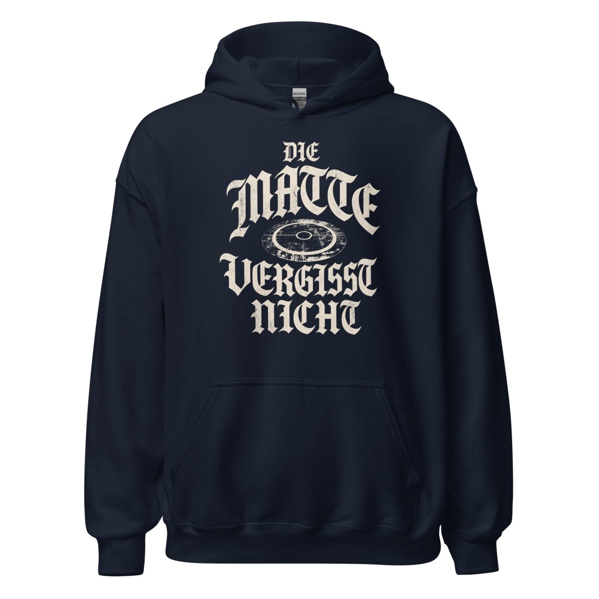 Hoodie "DIE MATTE VERGISST NICHT" – BJJ & Jiu-Jitsu S–5XL | Black Ursus - Streetwear - size_range | Black Ursus