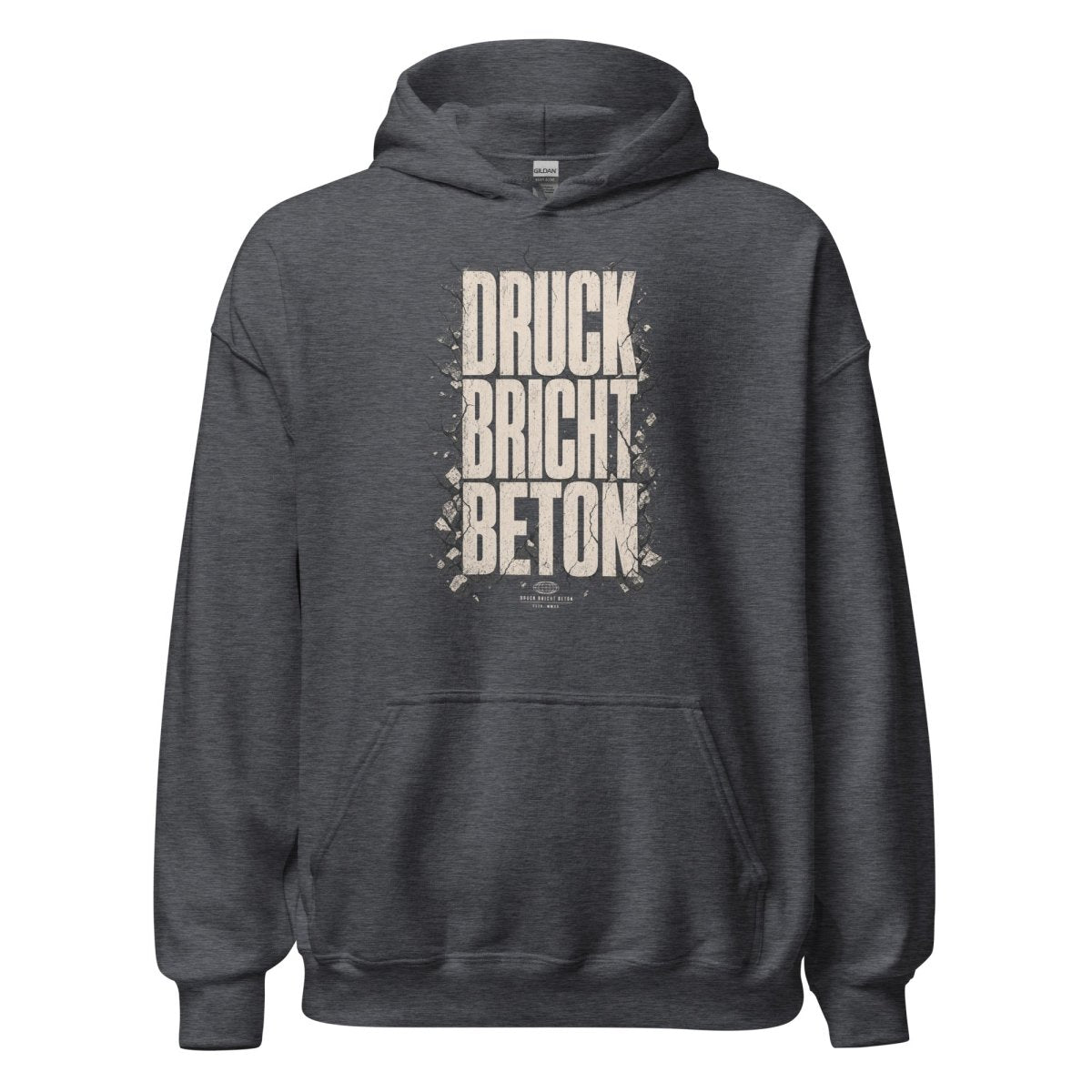 Hoodie "DRUCK BRICHT BETON" – BJJ & Jiu-Jitsu S–5XL | Black Ursus - Streetwear - size_range | Black Ursus