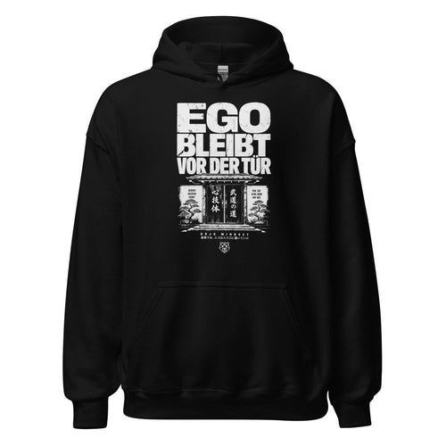 Hoodie "Ego bleibt vor der Tür" – BJJ & Jiu-Jitsu S–5XL | Black Ursus - Streetwear - S–5XL | Black Ursus