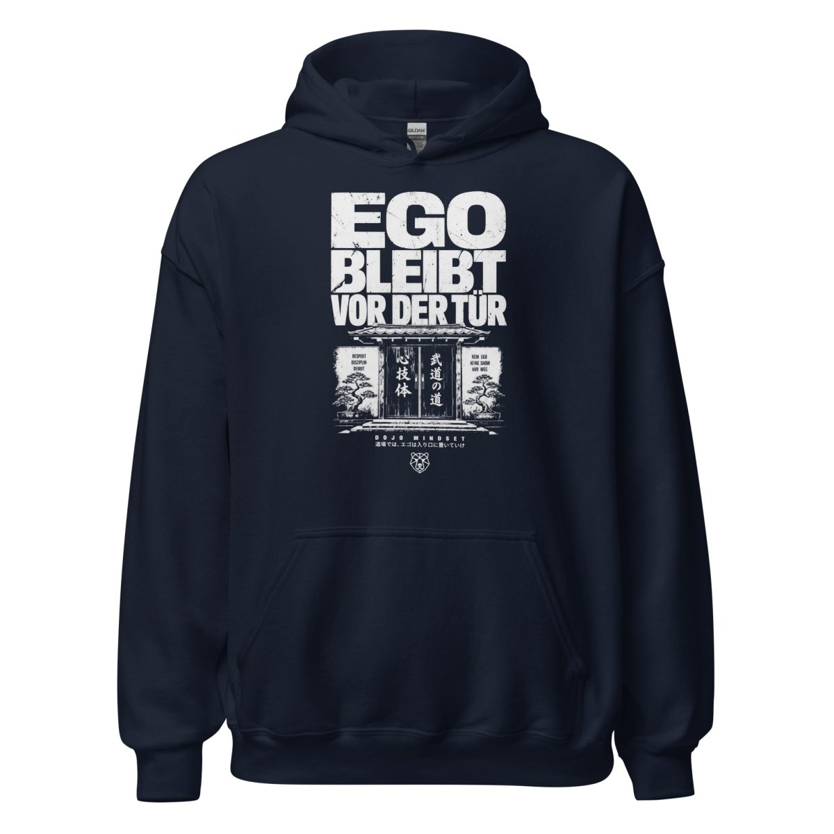 Hoodie "Ego bleibt vor der Tür" – BJJ & Jiu-Jitsu S–5XL | Black Ursus - Streetwear - S–5XL | Black Ursus