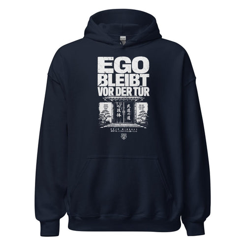 Hoodie "Ego bleibt vor der Tür" – BJJ & Jiu-Jitsu S–5XL | Black Ursus - Streetwear - S–5XL | Black Ursus