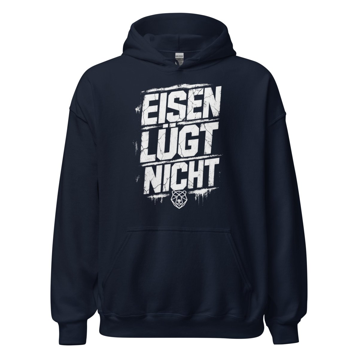 Hoodie "Eisen lügt nicht" – Gym & Bodybuilding S–5XL | Black Ursus - Streetwear - S–5XL | Black Ursus