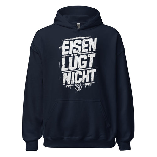 Hoodie "Eisen lügt nicht" – Gym & Bodybuilding S–5XL | Black Ursus - Streetwear - S–5XL | Black Ursus