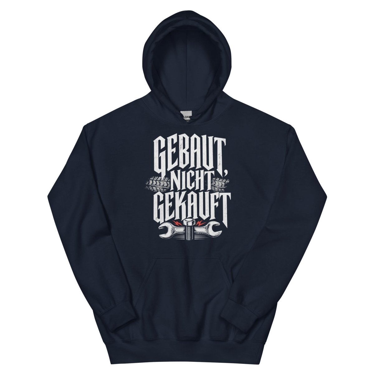 Hoodie "Gebaut, Nicht Gekauft" – JDM & Japan Streetwear S–5XL | Black Ursus - Streetwear - size_range | Black Ursus