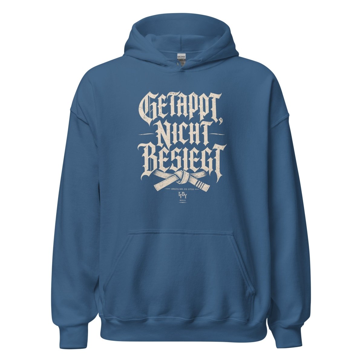 Hoodie "GETAPPT, NICHT BESIEGT" – BJJ & Jiu-Jitsu S–5XL | Black Ursus - Streetwear - size_range | Black Ursus