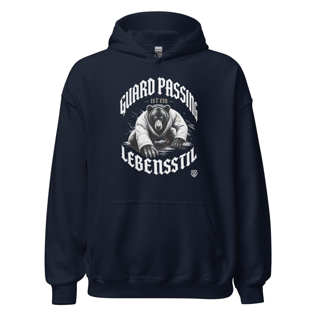 Hoodie "Guard Passing Ist Ein Lebensstil" – BJJ & Jiu-Jitsu S–5XL | Black Ursus - Streetwear - S–5XL | Black Ursus