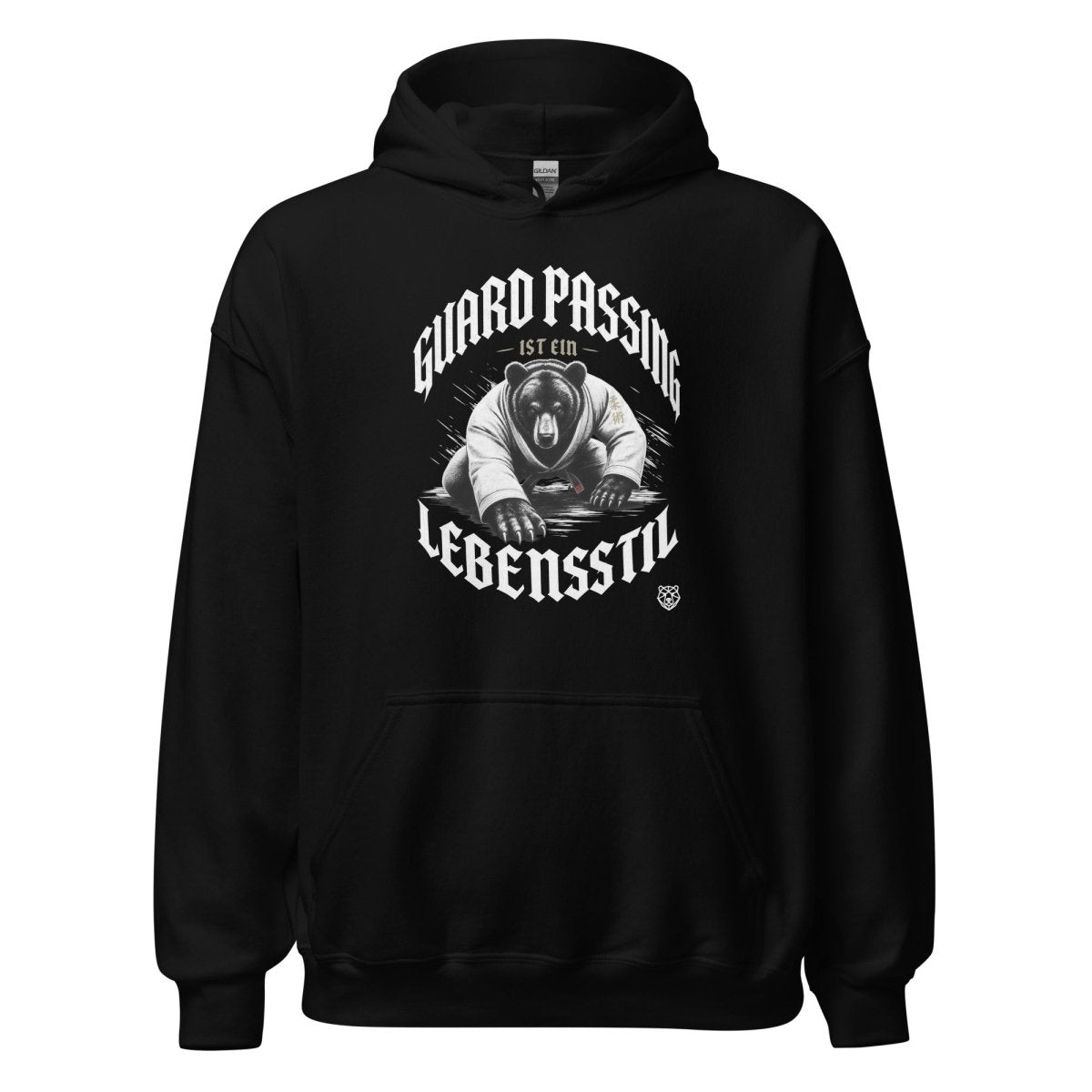 Hoodie "Guard Passing Ist Ein Lebensstil" – BJJ & Jiu-Jitsu S–5XL | Black Ursus - Streetwear - S–5XL | Black Ursus