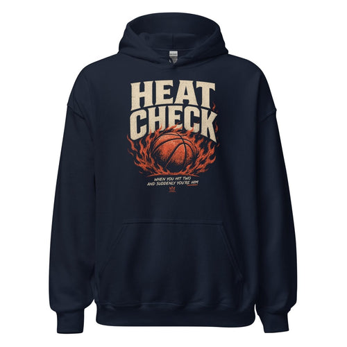 Hoodie "HEAT CHECK" – Basketball Streetwear S–5XL | Black Ursus - Streetwear - size_range | Black Ursus